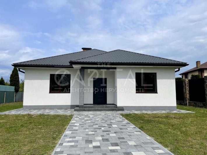 Новий будинок 110 м² з терасою та ділянкою 14 соток у с. Вишеньки - фото 1