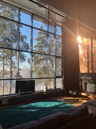 Лісники, панорамний будинок посеред сосен з власним СПА - фото 1