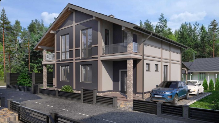 Дуплекс в Гореничах 115 кв.м від Києва 5км закрита територія біля лісу - фото 1