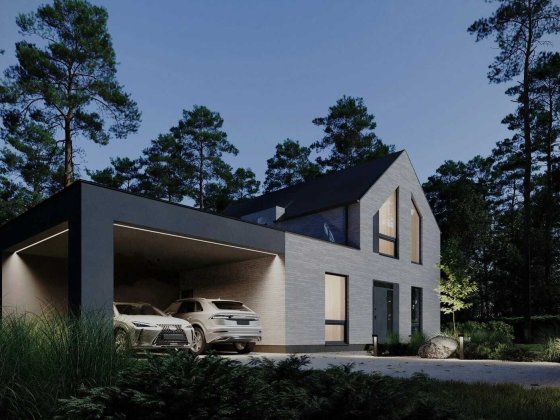 Дизайнерський будинок 160м2 під Києвом в лісі, с. Бобриця, поряд озеро Бобриця