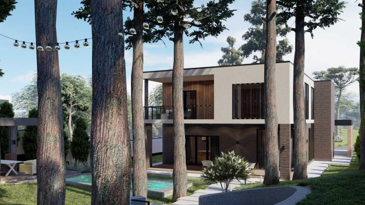 Сучасний будинок Comfort House | 275 м²| 11 соток |сосни|КМ Белгравія - фото 1