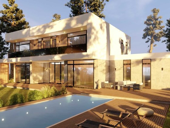 Резиденція Villa Grand | 310 м² | 17 соток | сосни | КМ Белгравія Дмитрівка