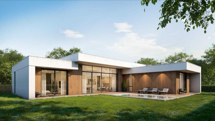 Одноповерховий будинок189 м² з терасою  ділянка від 8 соток БЕЗКОМІСІЇ - фото 1