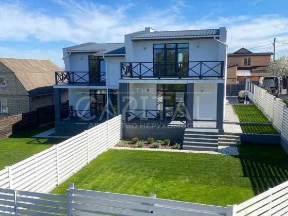 Сучасний дуплекс 110 м² з видом на Дніпро 5 соток  Старі Петрівці Старі Петрівці