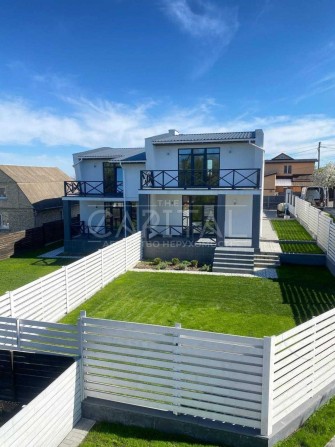 Сучасний дуплекс 110 м² з видом на Дніпро 5 соток  Старі Петрівці - фото 1