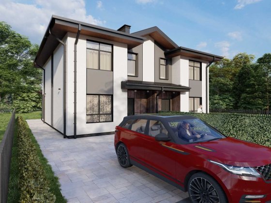 Стильний дуплекс 125м2 Счастливое