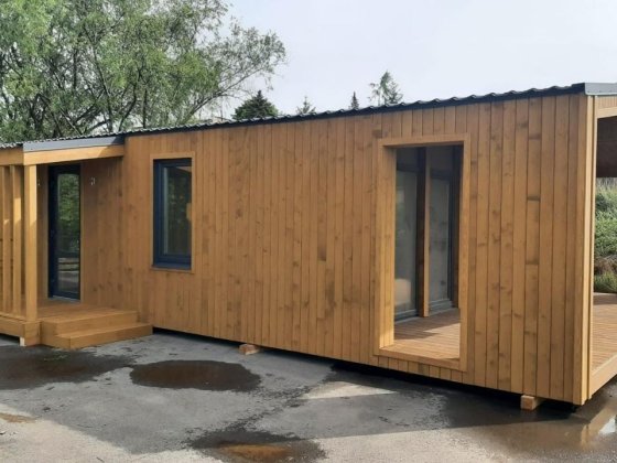 Каркасний будинок 75 м2 з верандою та терасою. Під ключ Жовква