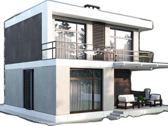 Лески дом под отделку  современный проект -160 тыс Ліски (Одеська обл.)