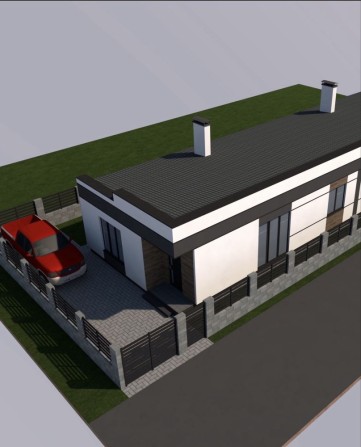 Новий цегляний дуплекс 70м² з власним подвір’ям | Грушевського - фото 1