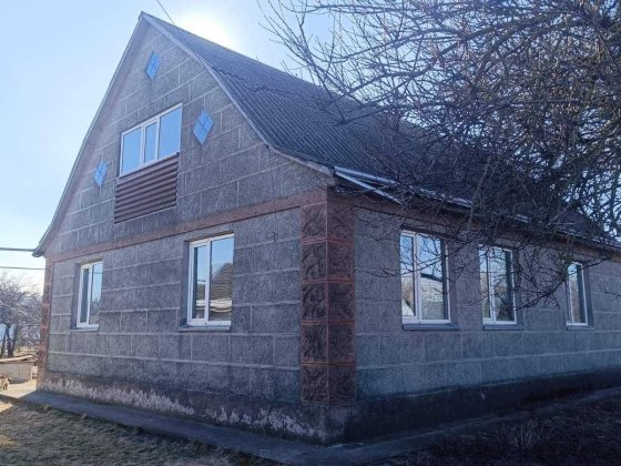 Великий будинок 2000х, біля Дніпра Коробовка