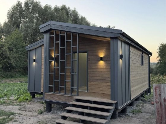 Модульний будинок 54 м² з повною комплектацією, каркасне будівництво Бровари