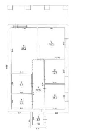 Продам одноповерховий будинок в Бучі з документами 94 м², без комісії. - фото 1