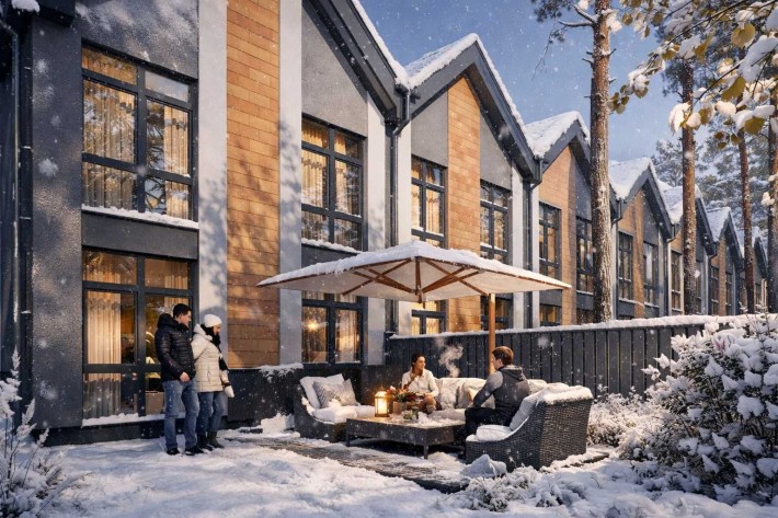 Таунхаус в Бучі з окремим переднім подвір'ям, Розтермінування - фото 1