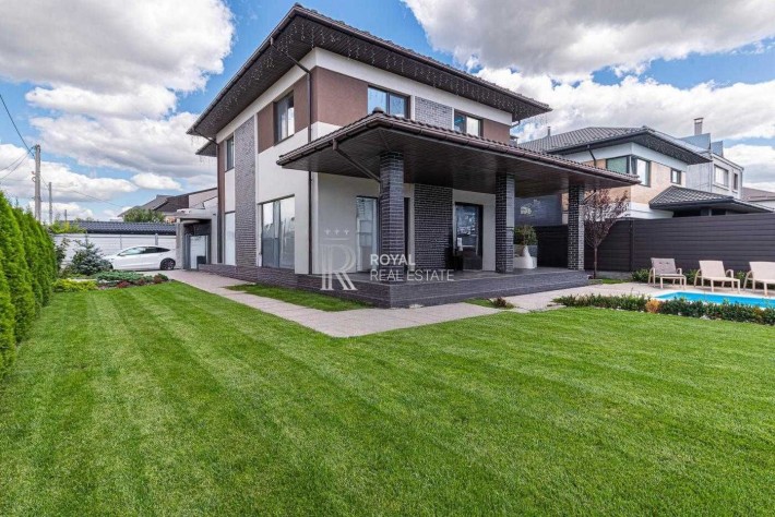 Продаж Будинок 5кім. 211м2 Бровари 10 соток Інвертор Басейн Газ - фото 1