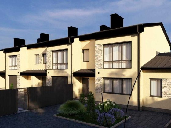 Внутрішній таунхаус в  Івано-Франківську. Закрите містечко Ивано-Франковск