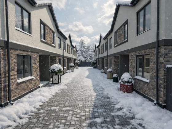 Нові таунхауси в Бучі , вулиця Мрії.  Є Газ , центральні комунікаціі ! Буча