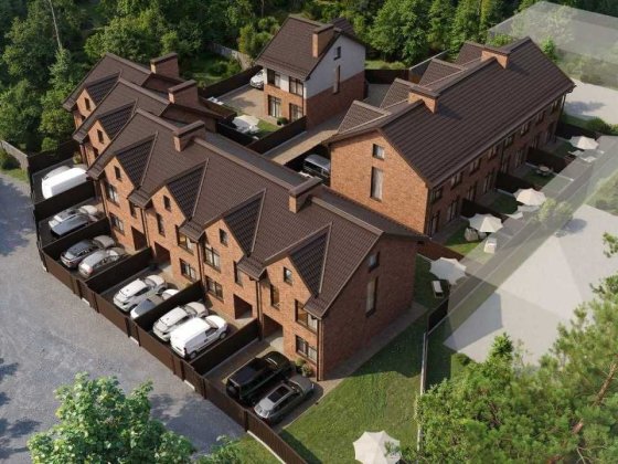 Таунхауси з окремими передніми дворами Парк Незнайка, Газ, Без комісії Ирпень