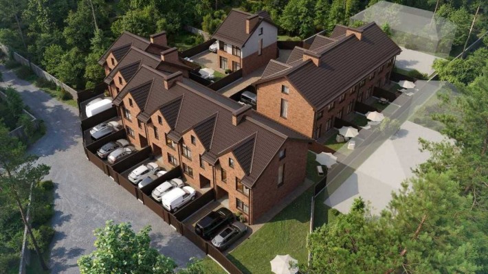 Таунхауси з окремими передніми дворами Парк Незнайка, Газ, Без комісії - фото 1