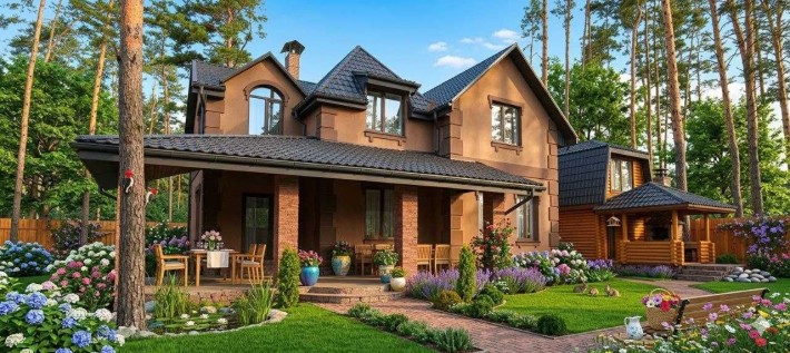 Буча. Продажа от хозяина. Дом 2018 г, 248 м2, 11 соток в лесу - фото 1