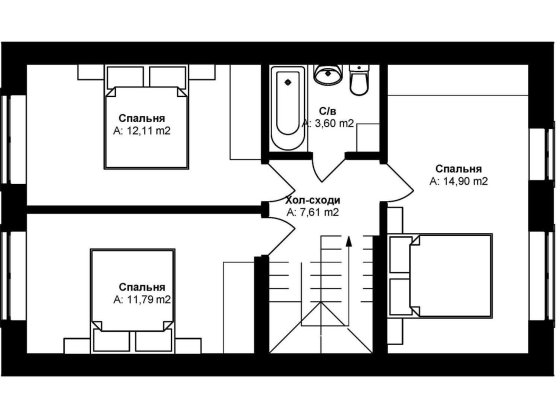 Очень выгодно! Продам таун хаус в центре Бучи, облицован клинкером!