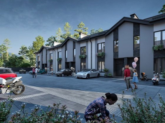 Нові таунхауси біля парку Центральний, Ірпінь Ирпень