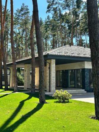 Одноповерховий будинок, 250 м² +Крита тераса 70 м², ТРАВЕРТИН, Басейн - фото 1