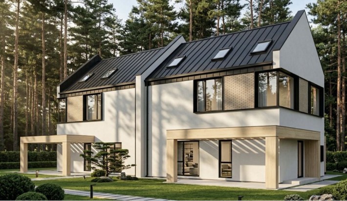 Дуплекс 120 м2 біля Центрального парку. Ірпінь. Ділянка  2 сотки. Газ! - фото 1