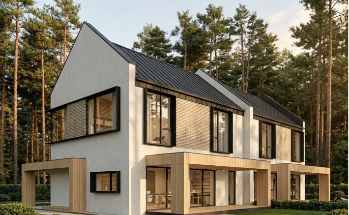 Новий дуплекс у центрі Ірпеня біля парку, 120 м²,4 спальні, Тераса,ГАЗ - фото 1