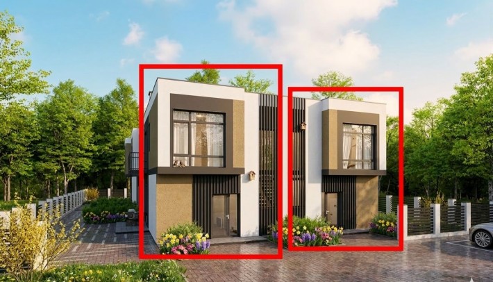 Котеджі біля лісу  / Власна паркінг-зона / Без комісії - фото 1