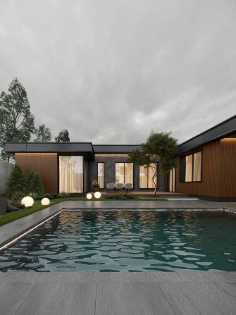 Эко-минимализм! Один этаж! 5 соток! 10 ст. Б.Фонтана! 1A37 - фото 1