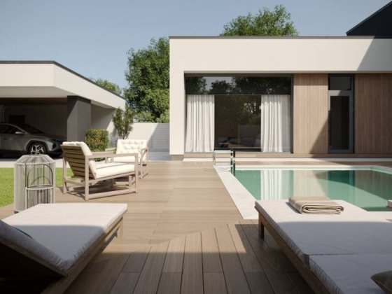 В продаже 1-этажный дом с подвалом, бассейном, 6 ст.Б.Фонтана/Чубаевка