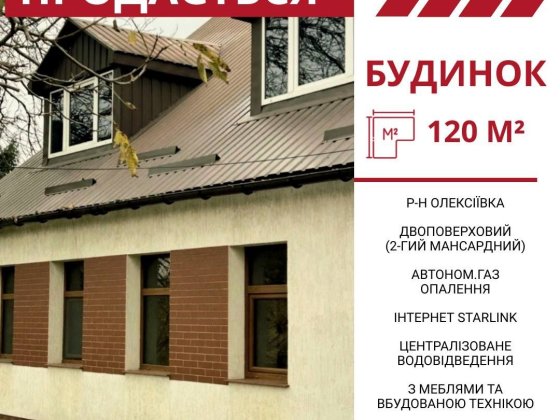 Продається  двоповерховий будинок, р-н Олексіївка (Критий Ринок) Кропивницький