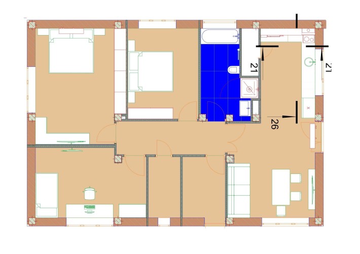 Довгострокова оренда будинку на Космосі. - фото 1