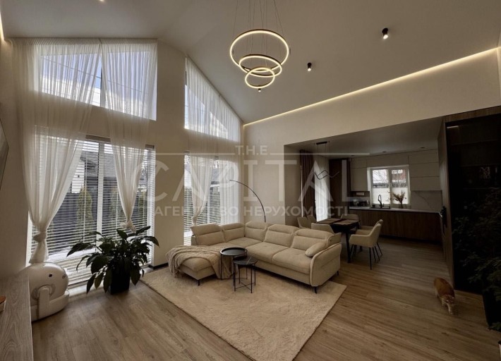 Оренда нового автономного будинку з укриттям  закритому містечку Гатне - фото 1