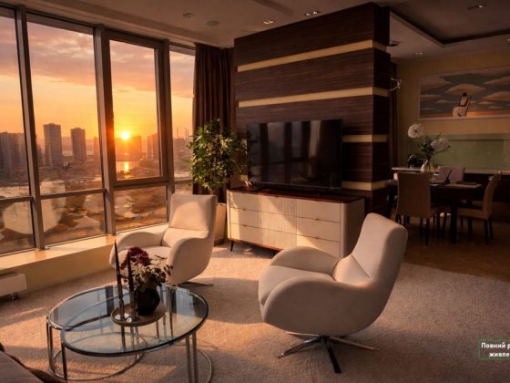 Простір комфорту та затишку. Д.Набережна, 14, ЖК "РІВЕР СТОУН". Без % Киев