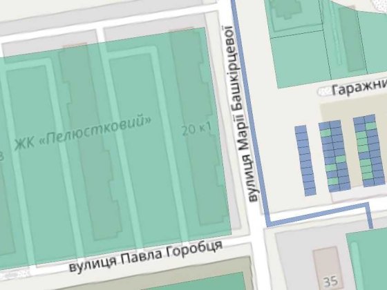 Продам земельну ділянку під будівництво гаража у мікрорайоні "Браїлки" Полтава