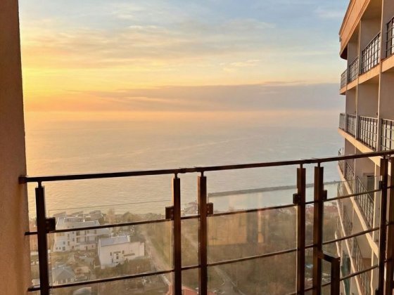 Вид на море и терраса! Каманина, ЖК 44 Жемчужина, Аркадия! Паркиннг!