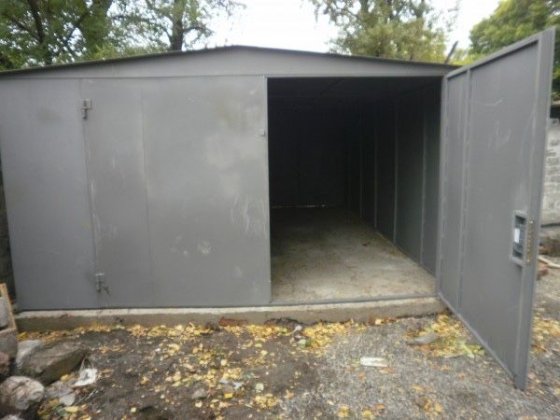 Металевий гараж Волговський, в розібраному стані Нові Санжари