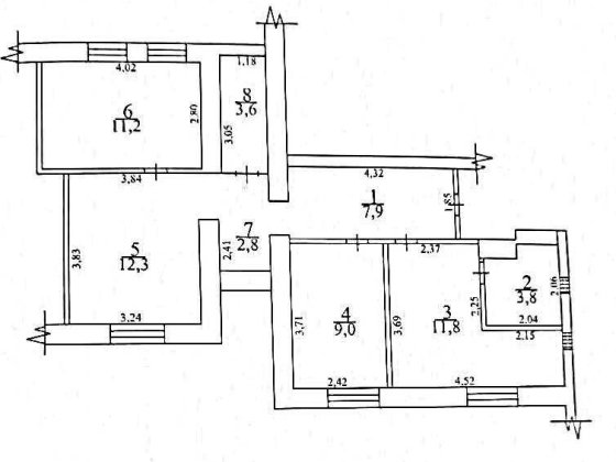 Продам 3х кімнатну квартиру Олександрія