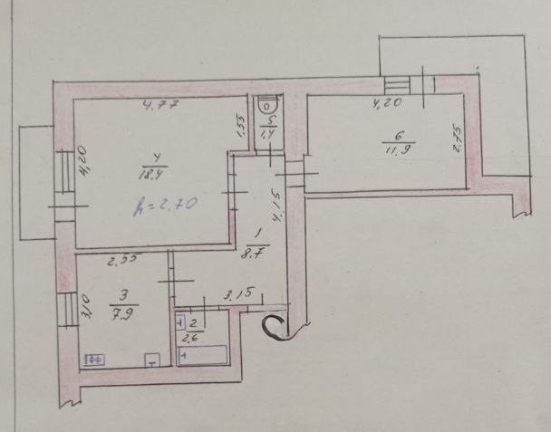 Продаж 2 кім.кв.з ремонтом, а/о, центр міста, чешка - фото 1