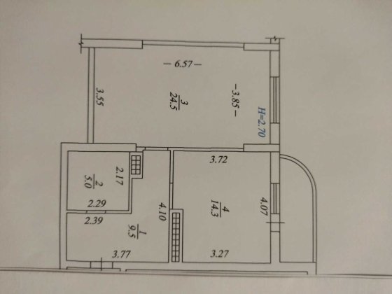 Квартира від власника в Боярці, вул. Білогородська, 51 Боярка