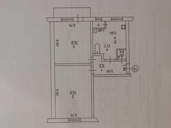 Самая выгодная цена на 2 комнатную старинке в центре города 9500$ Кам'янське