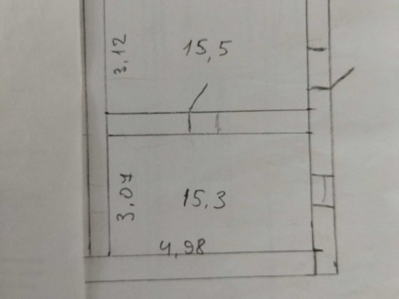 Однокімнатна квартира ,перший поверх Дубно