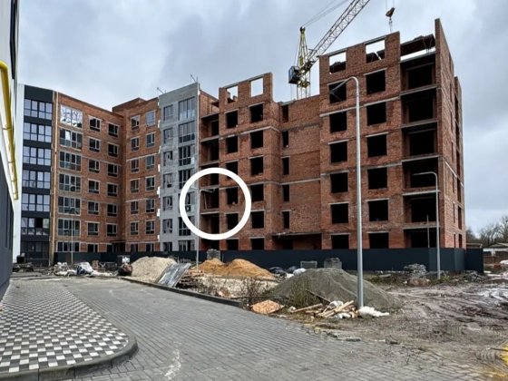 Продаю квартиру-студію 26,33м, що будується, в Гостомеле Гостомель