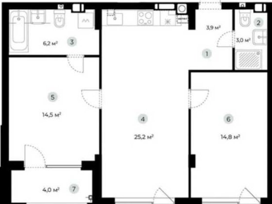 Продаж 2-кімнатної квартири в Гостомелі. Переуступка Гостомель