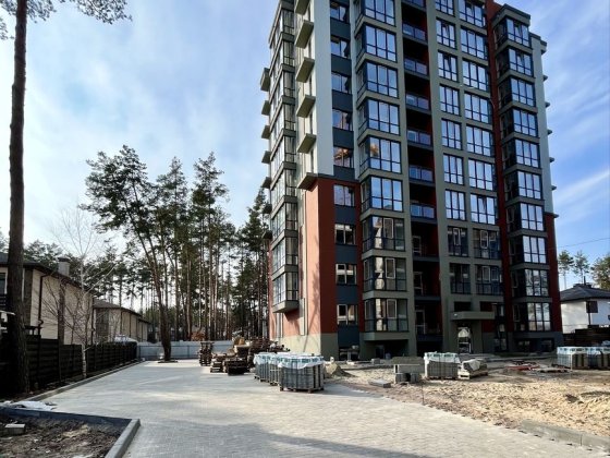 СМАРТ квартира біля парку з видом на сосни! Зручний виізд! Панорама! Гостомель