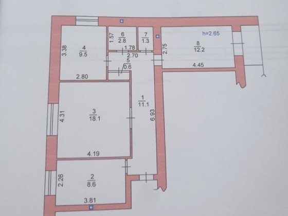 Продам 3х-комнатную Чешку Черноморск