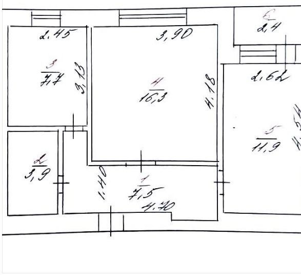 Продається 2х кімнатна квартира мікрорайон Жовтневий (ТЦ Сакура) - фото 1