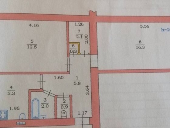 2 к квартира в Чорноморську Черноморск