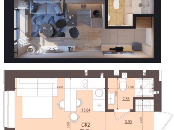 Продам квартиру під держ програми! Зданий будинок Гостомель